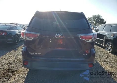 2014 Toyota Highlander Xle from USA, damaged, VIN 5TDKKRFH1ES008245